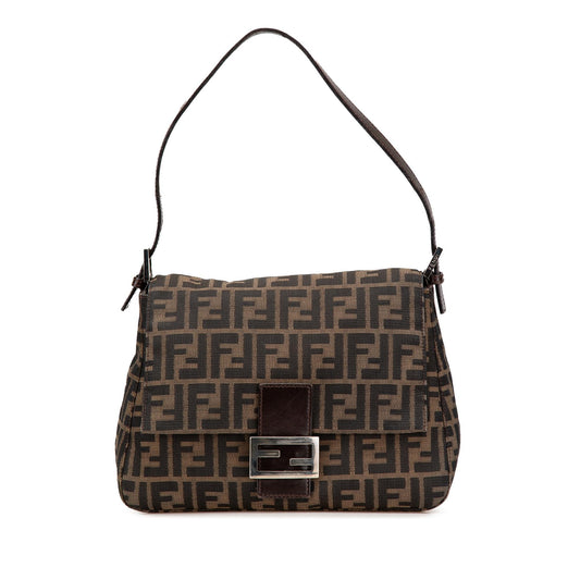 Fendi Luxury Canvas Red Shoulder Bag Style 13