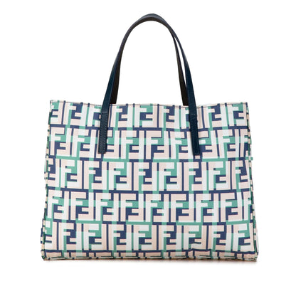 Fendi Zucca Canvas Multicolor Handbag