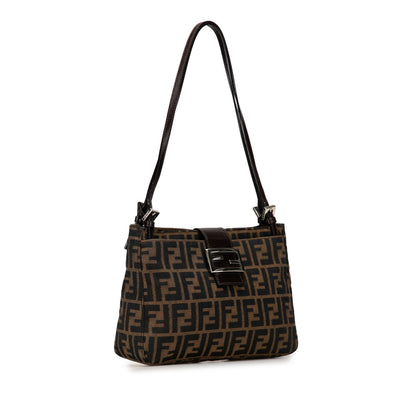 Fendi Zucca Canvas Shoulder Bag (SHG-SIrqbs)