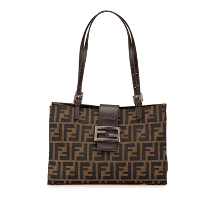 Fendi Luxury Canvas Red Shoulder Bag