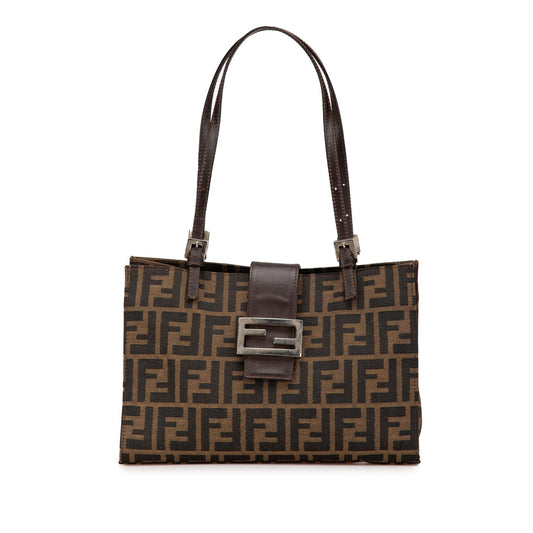 Fendi Luxury Canvas Red Shoulder Bag