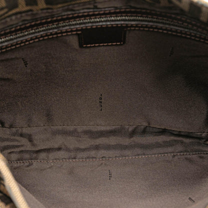 Fendi Luxury Canvas Red Shoulder Bag Canvas