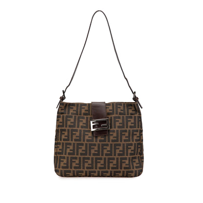 Fendi Luxury Canvas Red Shoulder Bag Canvas