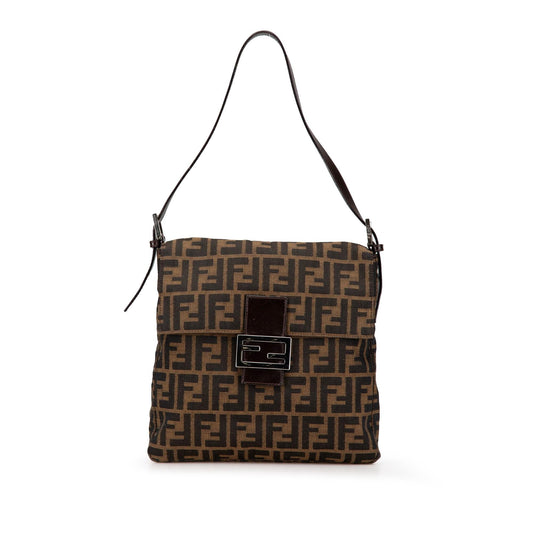 Fendi Luxury Canvas Red Shoulder Bag Style 3