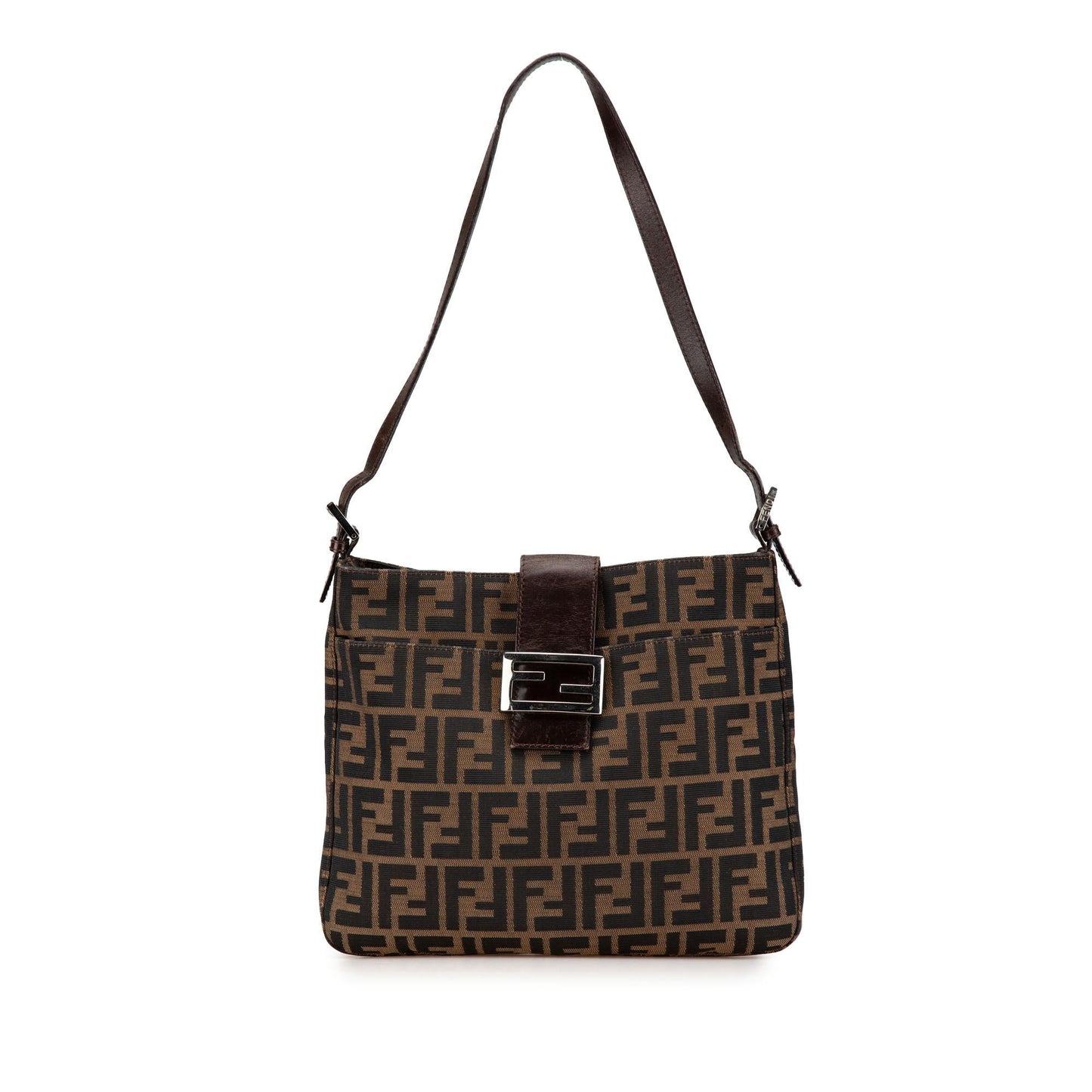 Fendi Luxury Canvas Red Shoulder Bag Style 6