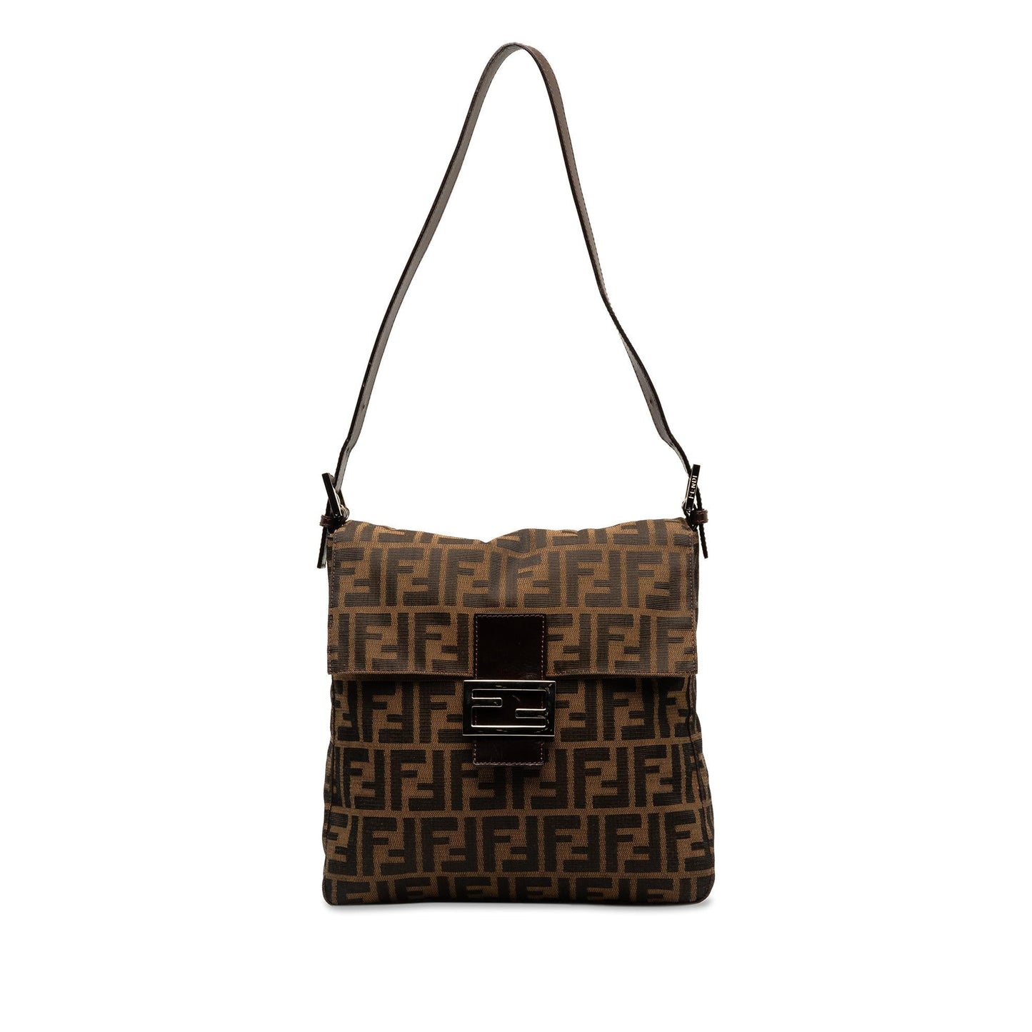 Fendi Luxury Canvas Red Shoulder Bag Style 18