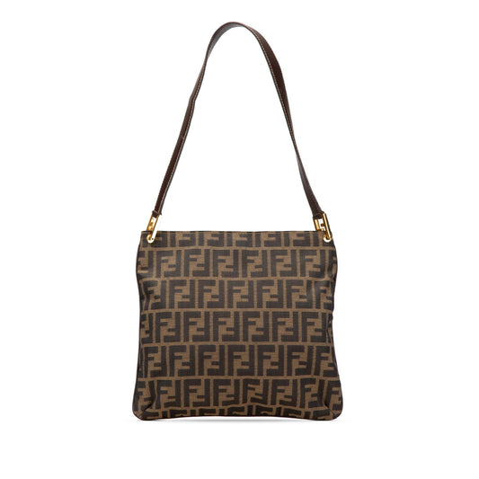 Fendi Luxury Canvas Red Shoulder Bag Style 17