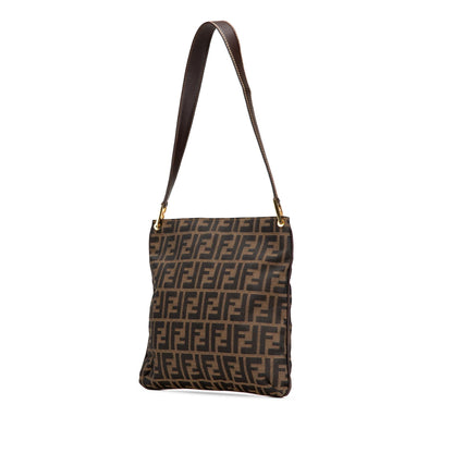 Fendi Luxury Canvas Red Shoulder Bag Style 17