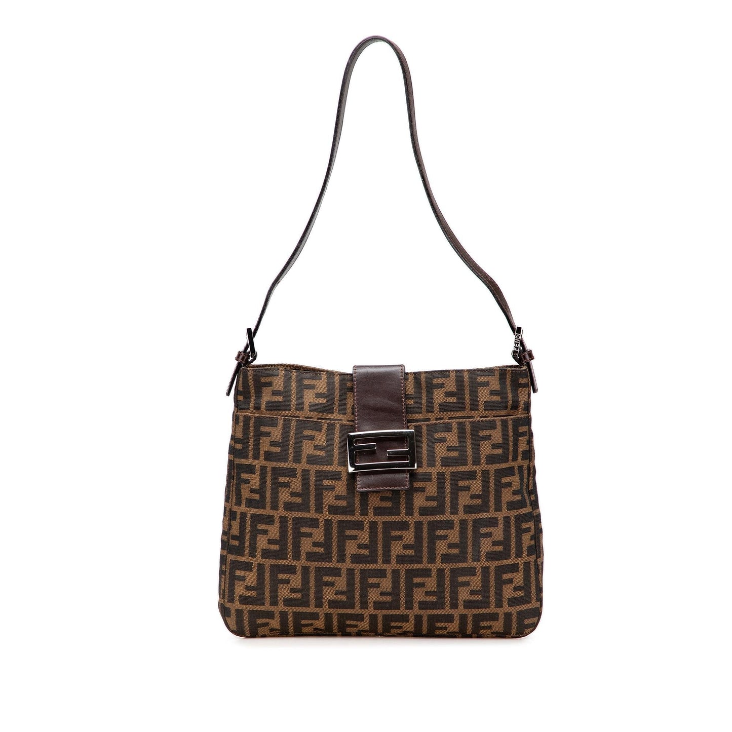 Fendi Luxury Canvas Red Shoulder Bag Style 15