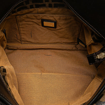 Fendi Luxury Canvas Red Shoulder Bag Style 20