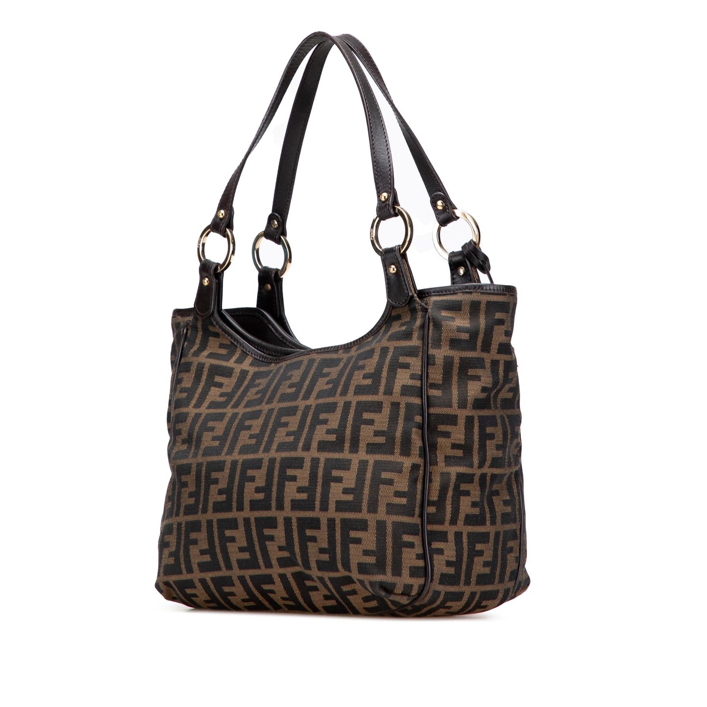 Fendi Luxury Canvas Red Shoulder Bag Style 20