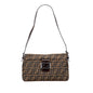 Fendi Luxury Canvas Red Shoulder Bag Style 21