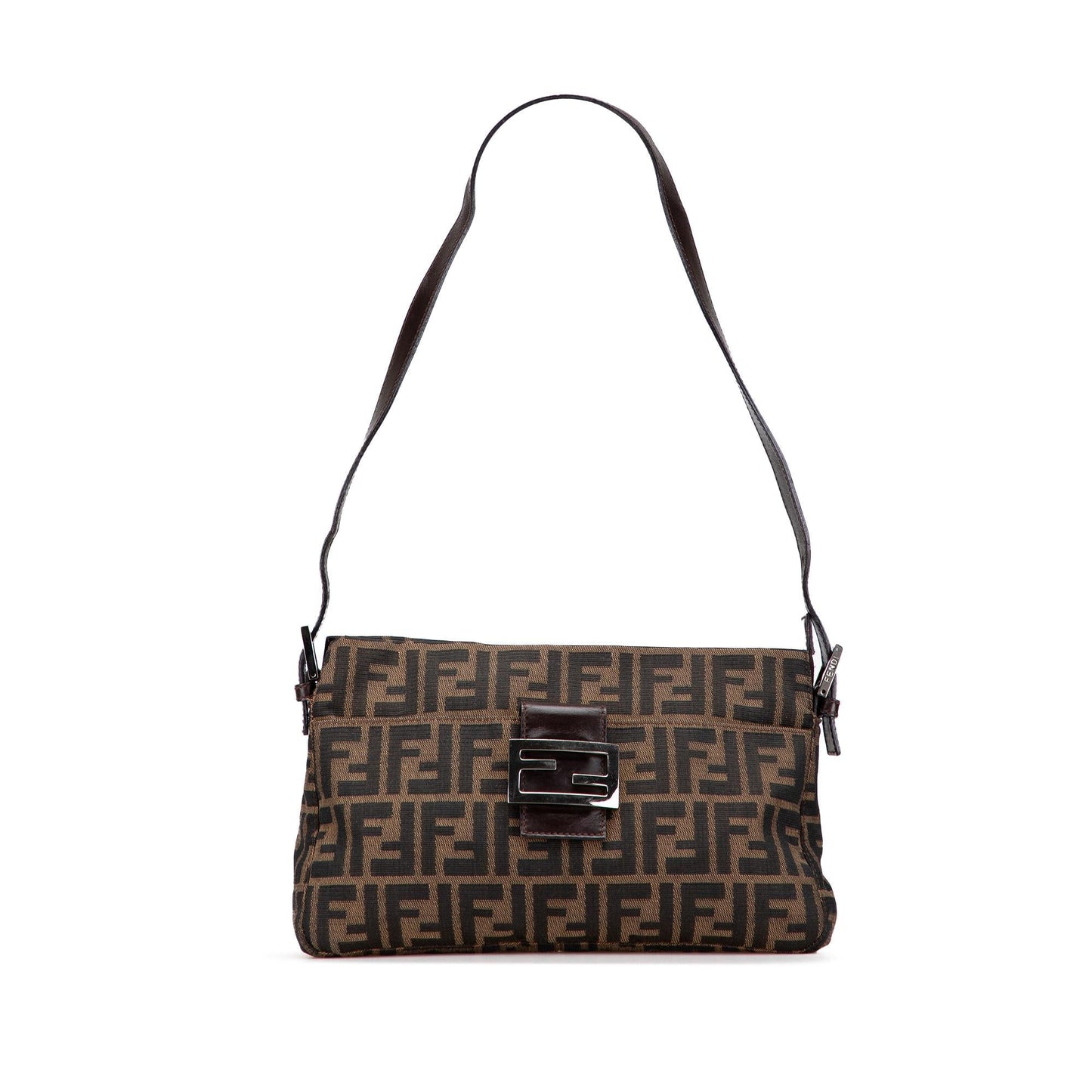 Fendi Luxury Canvas Red Shoulder Bag Style 22