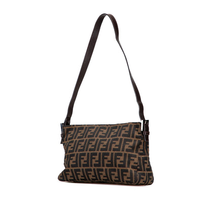 Fendi Luxury Canvas Red Shoulder Bag Style 22