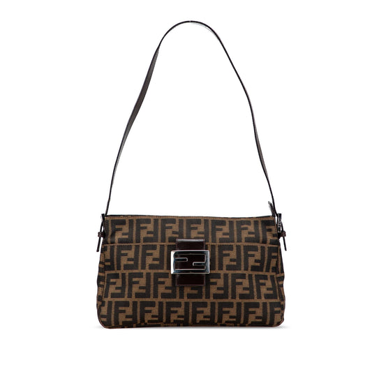 Fendi Luxury Canvas Red Shoulder Bag Style 24