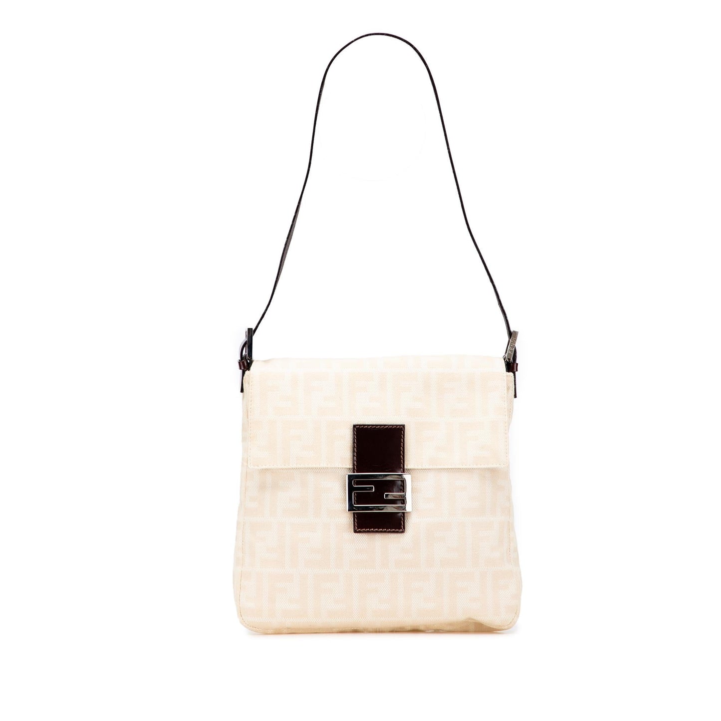 Fendi Luxury Canvas Red Shoulder Bag Style 26