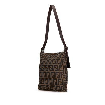 Fendi Luxury Canvas Red Shoulder Bag Style 27