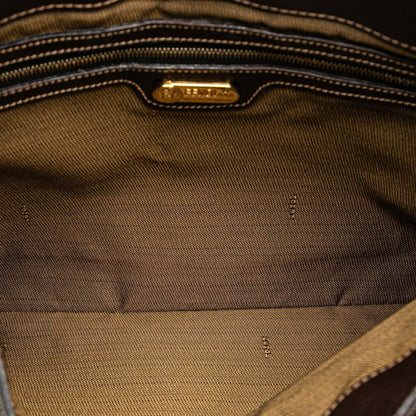 Fendi Luxury Canvas Red Shoulder Bag Style 28