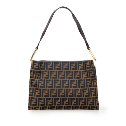 Fendi Luxury Canvas Red Shoulder Bag Style 28