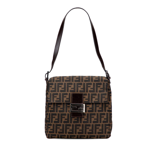 Fendi Luxury Canvas Red Shoulder Bag Style 29