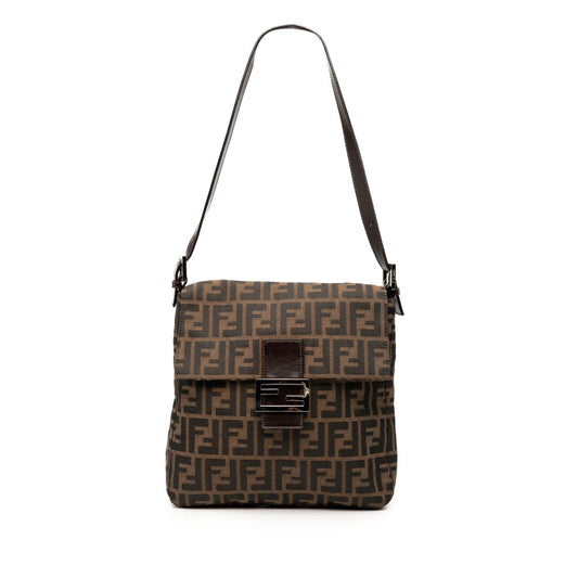 Fendi Luxury Canvas Red Shoulder Bag Style 32