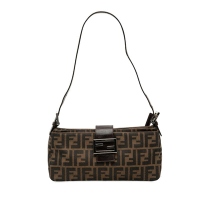 Fendi Luxury Canvas Red Shoulder Bag Style 37