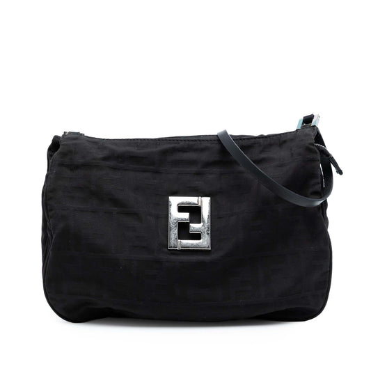 Fendi Luxury Canvas Red Shoulder Bag Style 38