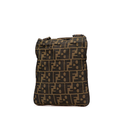 Fendi Zucca Canvas Skull Crossbody