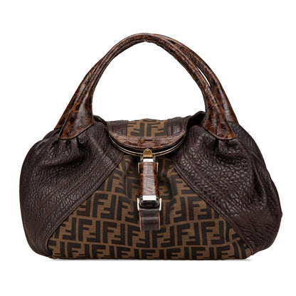 Fendi Zucca Canvas Spy Handbag