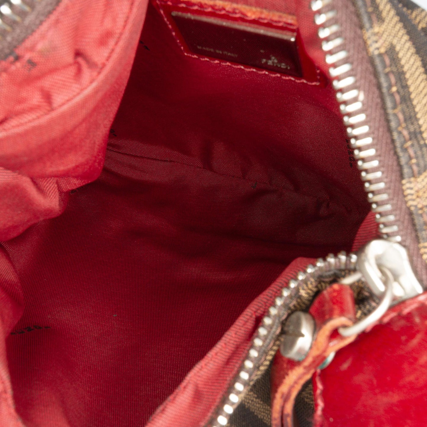 Fendi Large Zucca Metallic Lurex Mia Chain Tote