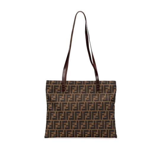 Fendi Tote Canvas Red Tote Bag Style 7