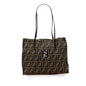 Fendi Tote Canvas Red Tote Bag Style 15