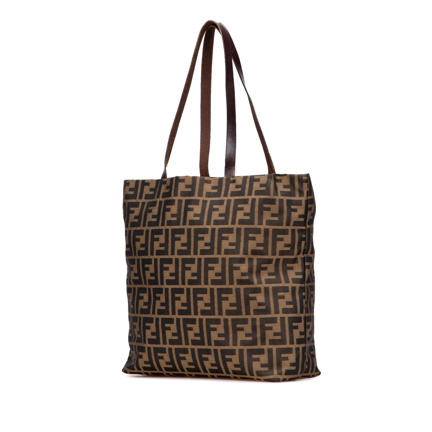 Fendi Tote Canvas Red Tote Bag Style 21