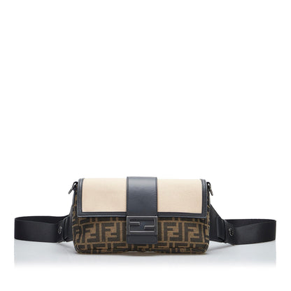 Fendi Baguette Zucca Red Shoulder Bag Style 2