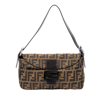 Fendi Zucca Double Flap Baguette (SHG-c4kHsH)