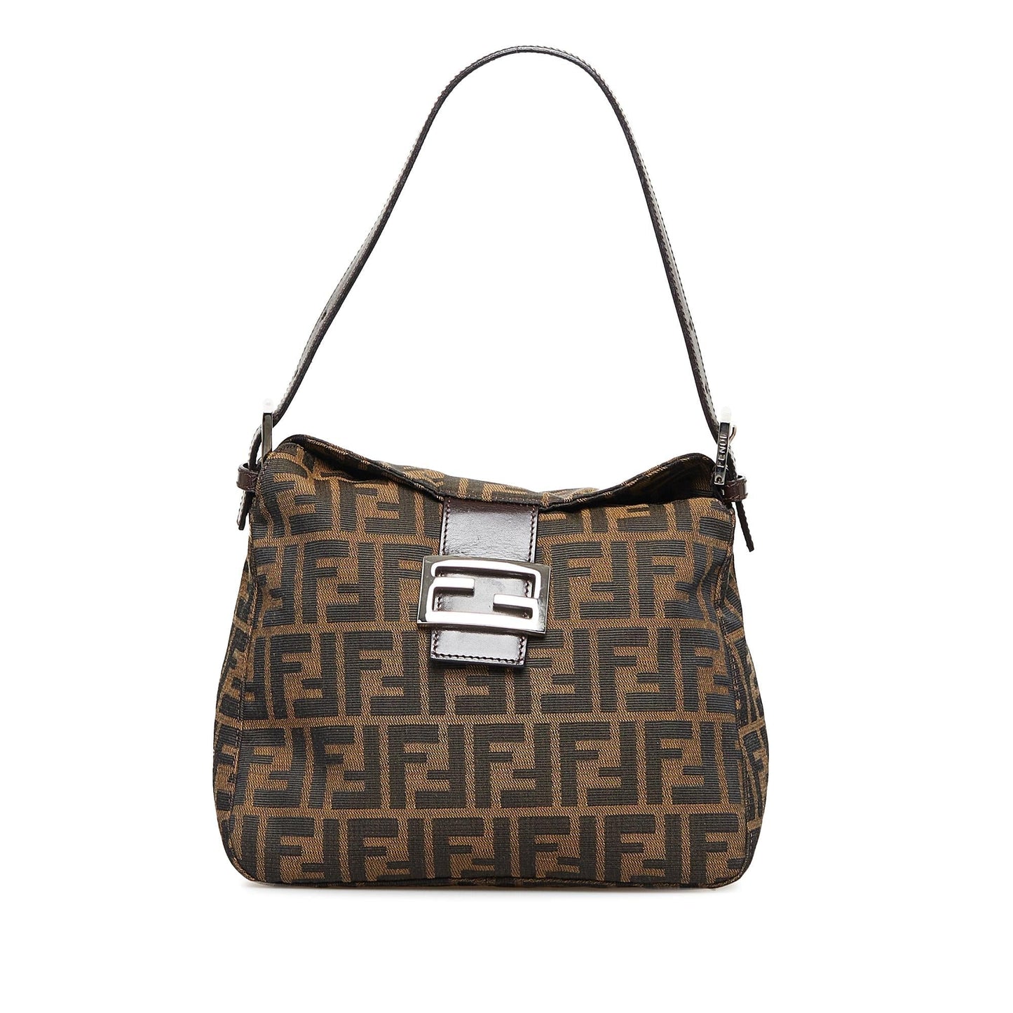 Fendi Zucca Double Flap Shoulder Bag (SHG-3W9xSv)