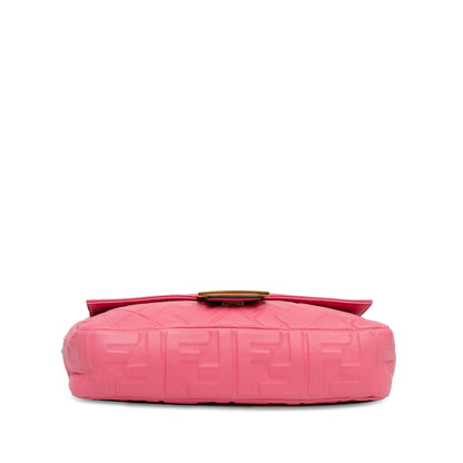 Fendi Zucca Embossed Baguette Satchel (SHG-dNovMe)