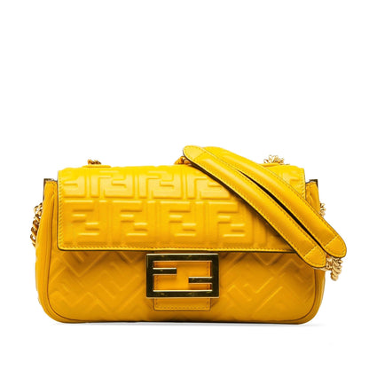 Fendi Baguette Zucca Red Shoulder Bag Style 4