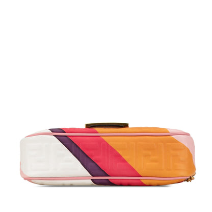 Fendi Mini Zucca Interlaced Canvas Iconic Peekaboo Satchel Shg-Hnjiei