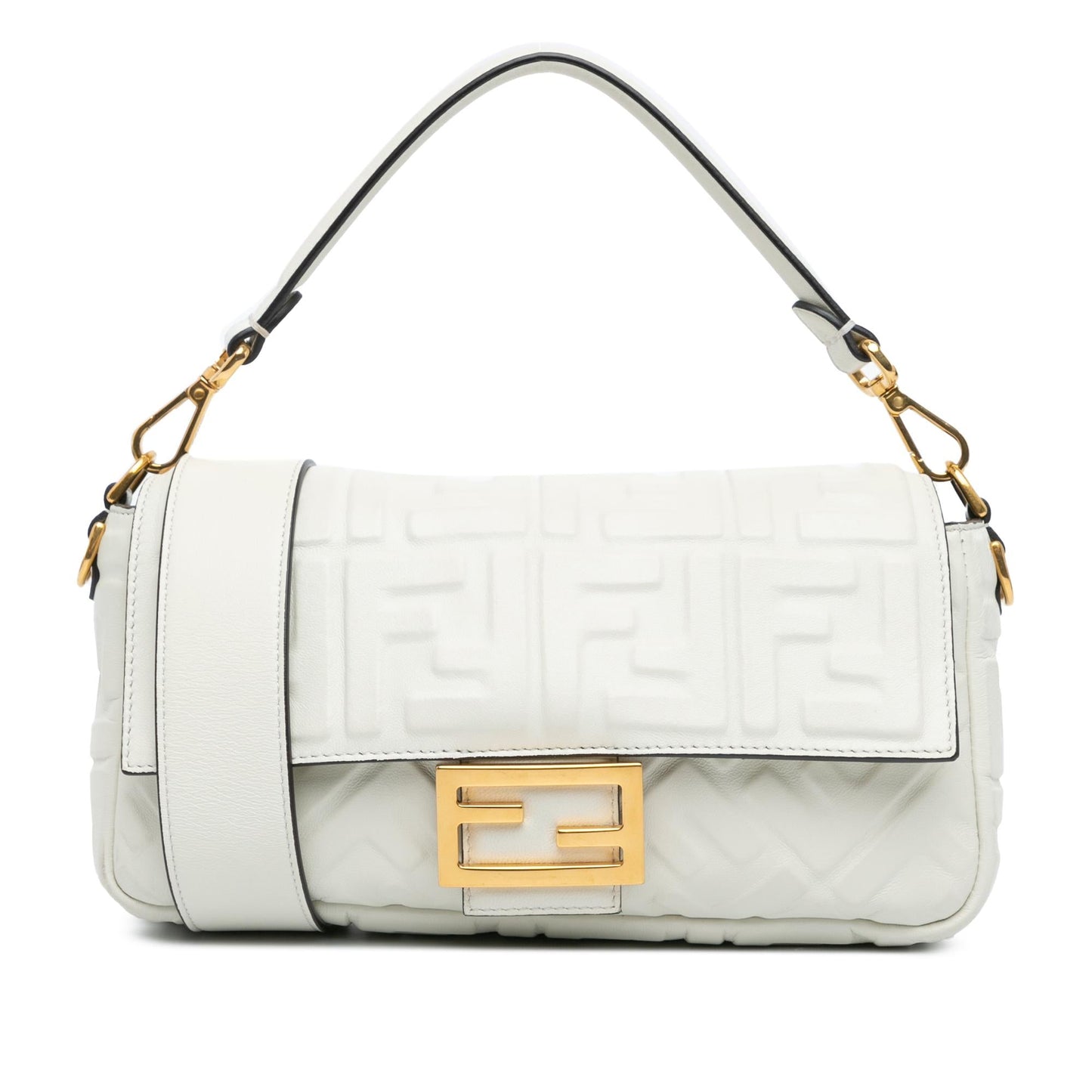 Fendi Baguette Leather Red Shoulder Bag Style 3