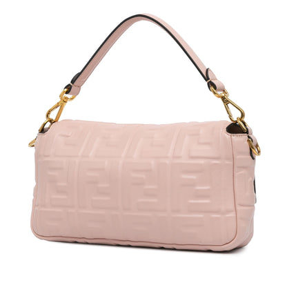 Fendi Baguette Leather Red Shoulder Bag Style 9