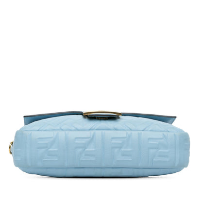 Fendi Zucchino Canvas Shine Bauletto Forever Shg-Bmkxtk