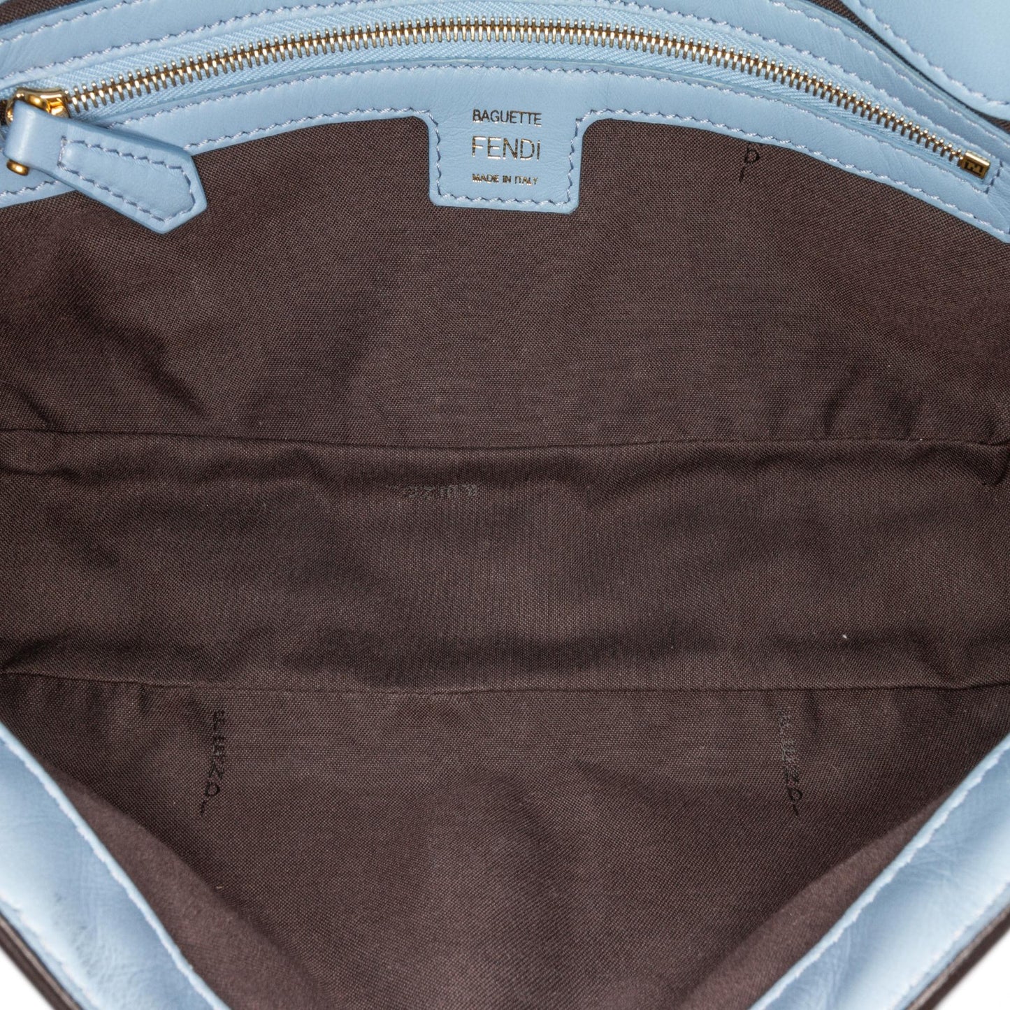 Fendi Zucchino Canvas Shine Bauletto Forever Shg-Bmkxtk