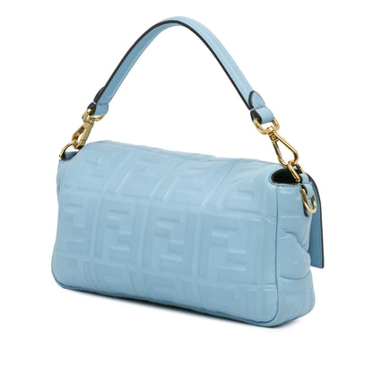 Fendi Zucchino Canvas Shine Bauletto Forever Shg-Bmkxtk