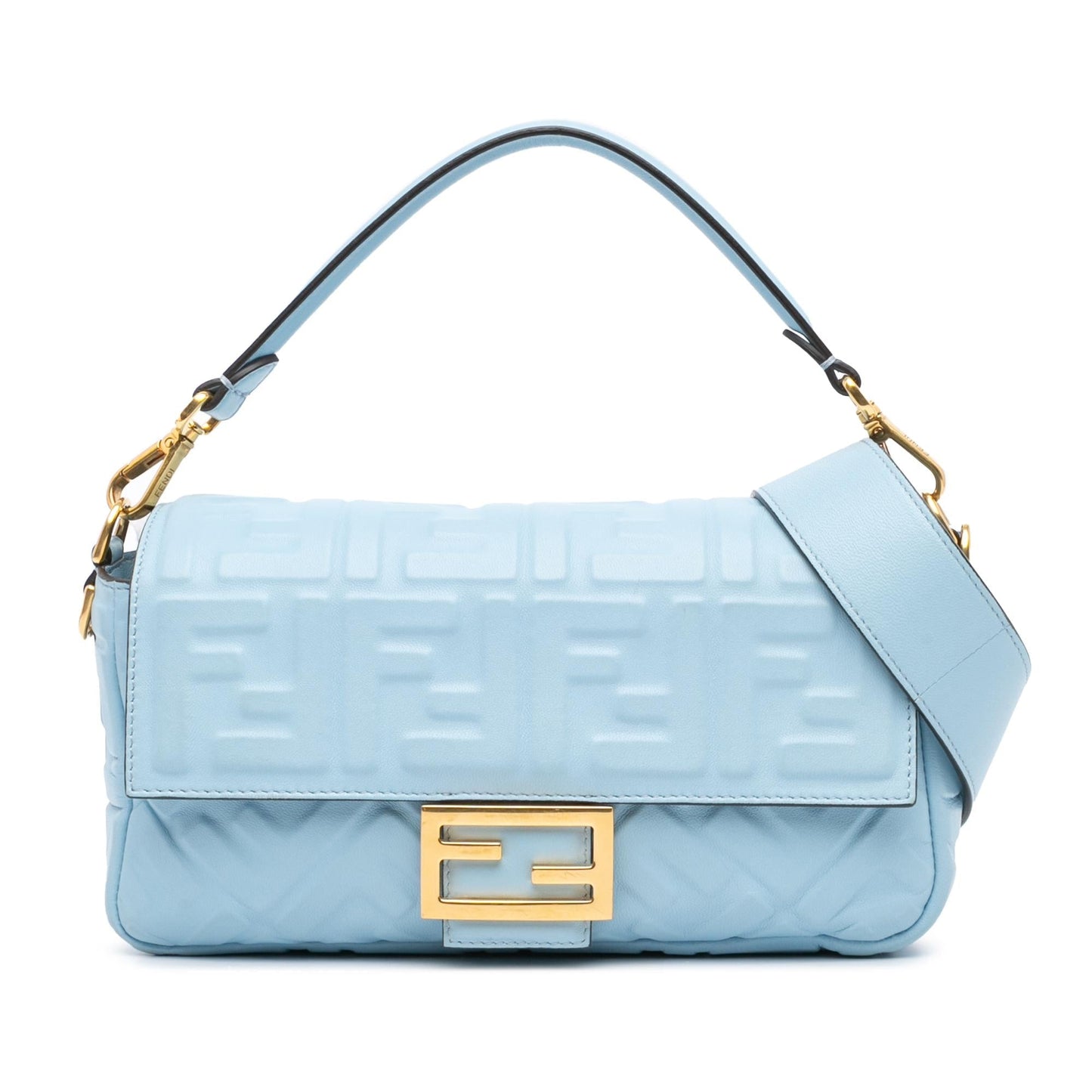 Fendi Baguette Leather Red Shoulder Bag Style 11