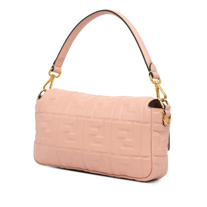Fendi Baguette Leather Red Shoulder Bag Style 11