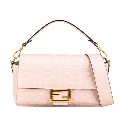 Fendi Baguette Leather Red Shoulder Bag Style 16