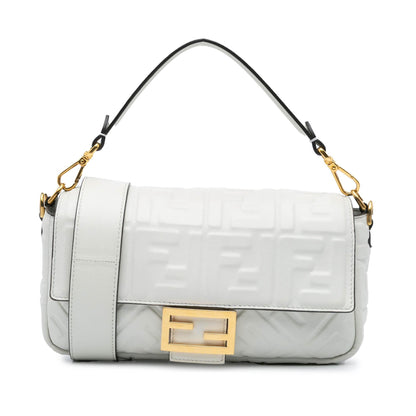 Fendi Baguette Leather Red Shoulder Bag Style 19