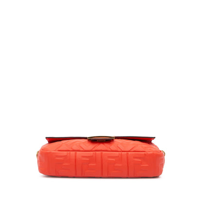 Fendi Baguette Leather Red Shoulder Bag Style 19