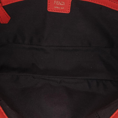 Fendi Baguette Leather Red Shoulder Bag Style 19